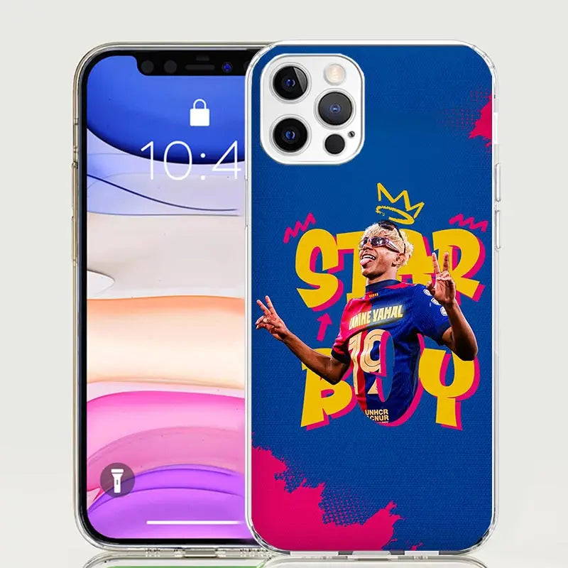L-Lamine Y-Yamal 19 Case Phone Cover for Apple iphone 13 Pro Max 12 Mini 11 X XS XR XS Max 7 Plus 8 6S 6 5 SE 5S Trend Fundas