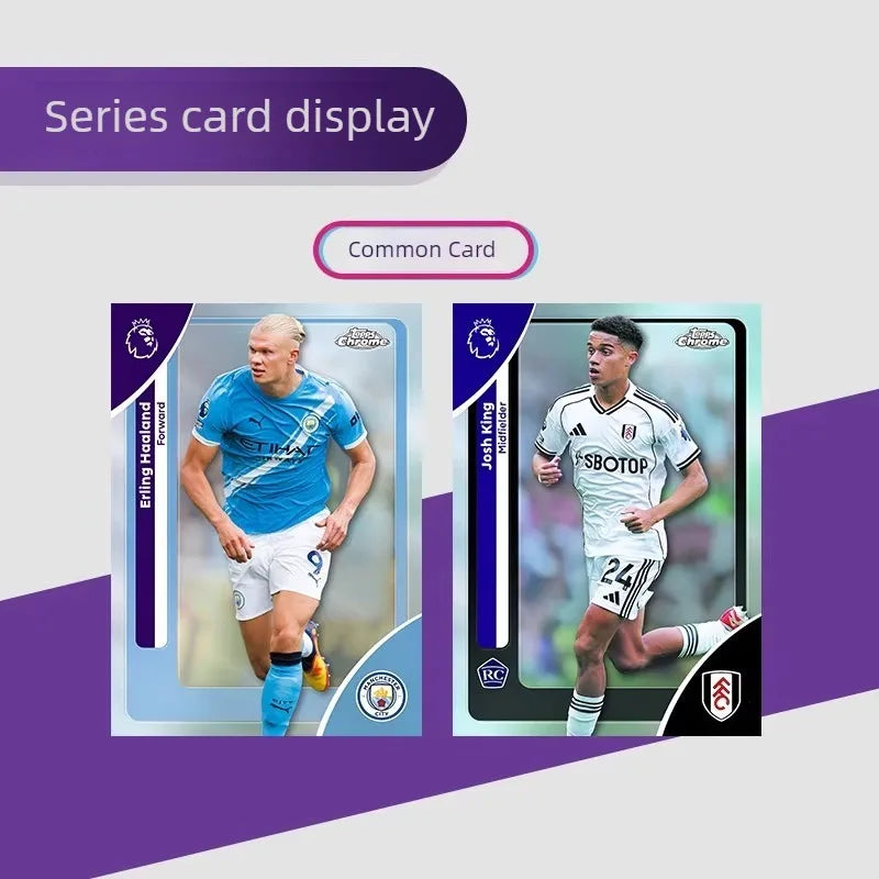 2026 Topps Premier League Chrome English Premier League Soccer Star Cards Game Collection Cards Toy Gift