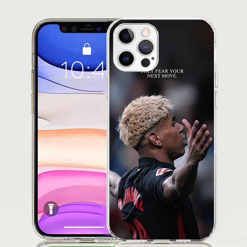 L-Lamine Y-Yamal 19 Case Phone Cover for Apple iphone 13 Pro Max 12 Mini 11 X XS XR XS Max 7 Plus 8 6S 6 5 SE 5S Trend Fundas