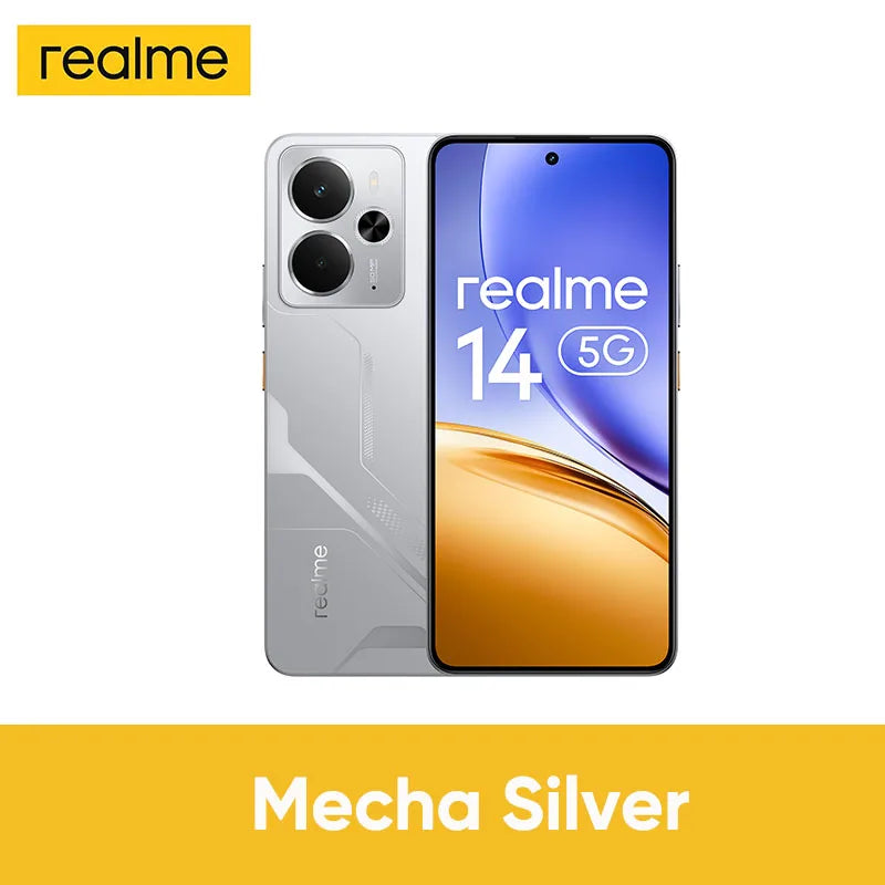 realme 14 5G Smartphone processor 4st Generation 6 Smartphone, battery 6000mah Titan, Amole screen of inches to Hz, 45 W fast charging, camera of 50px, NFC