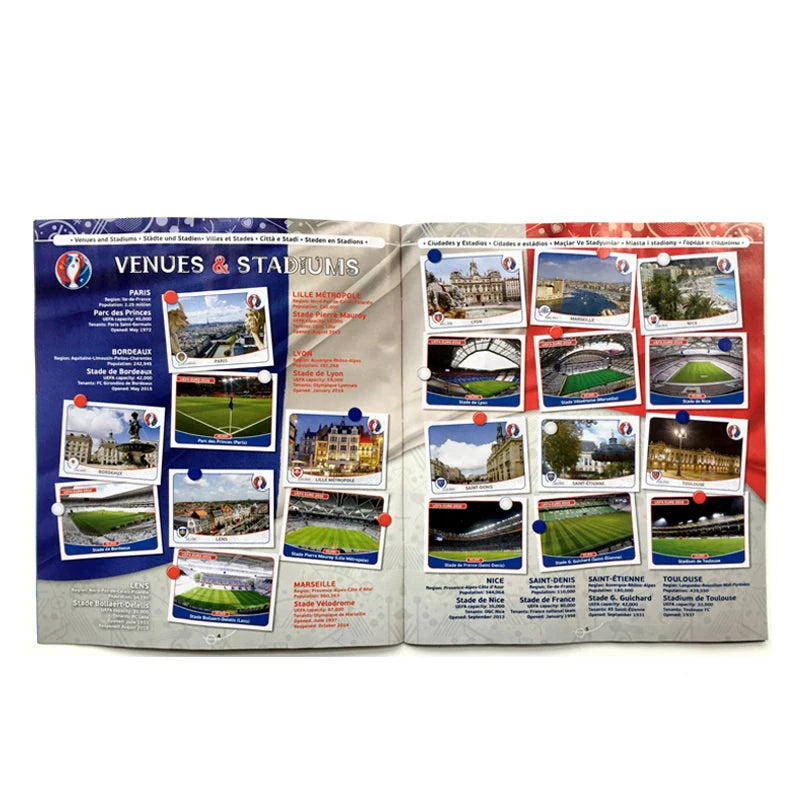 Panini 2016 Euro Championship Sticker Album Official Retro Shiny&Holo Player Stickers Collection Nostalgia Collectible Gift Box - AliExpress 26