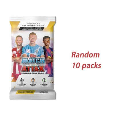 Topps UCC Match Attax 2025/26 - Full Box - contains 32 packets with 4 special insert cards per packet 12 cards per packet