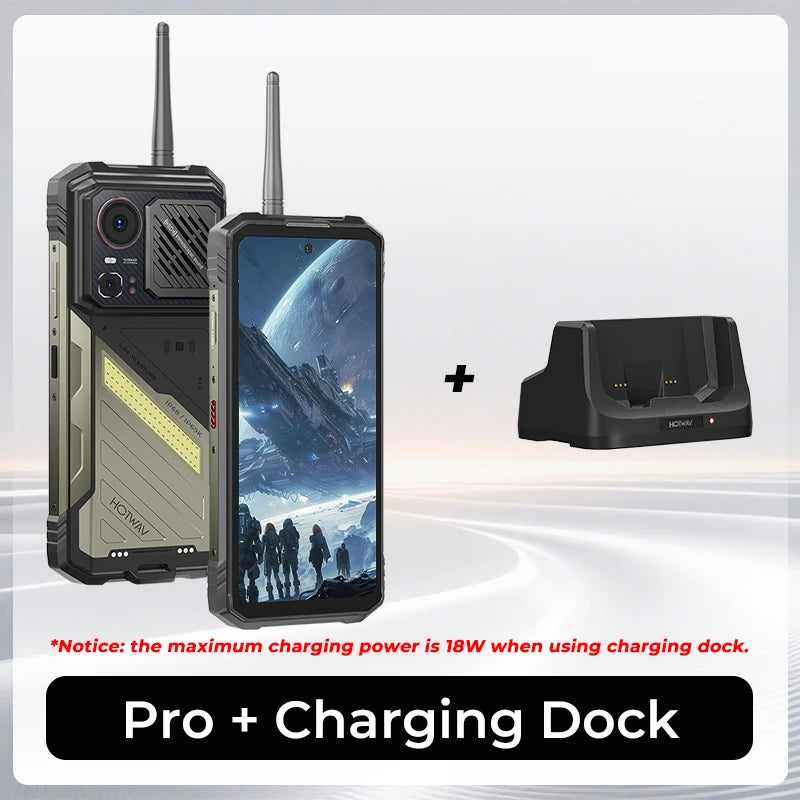 HOTWAV Hyper 8 Ultra Walkie-Talkie Rugged Smartphone 125dB Lound Speaker 5G Mobile Phone 12000mAh 55W 108MP 12GB 512GB Cellphone