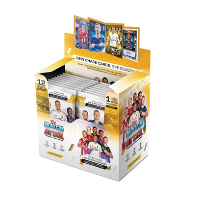 Topps UCC Match Attax 2025/26 - Full Box - contains 32 packets with 4 special insert cards per packet 12 cards per packet