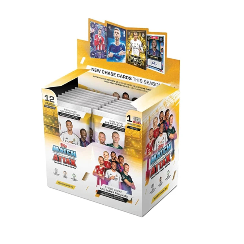 Topps UCC Match Attax 2025/26 - Full Box - contains 32 packets with 4 special insert cards per packet 12 cards per packet